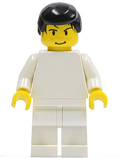Preowned LEGO® Minifigure – Sports soc071 Soccer Player White Team Player 1