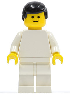 Preowned LEGO® Minifigure – Sports soc074 Soccer Player White Team Player 4