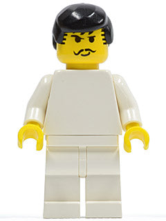 Preowned LEGO® Minifigure – Sports soc076 Soccer Player White Team Player 6