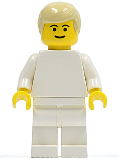 Preowned LEGO® Minifigure – Sports soc077 Soccer Player White Team Player 7
