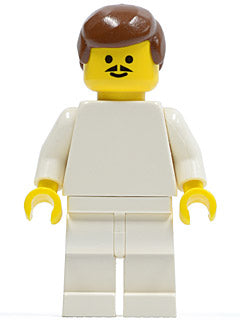 Preowned LEGO® Minifigure – Sports soc078 Soccer Player White Team Player 8