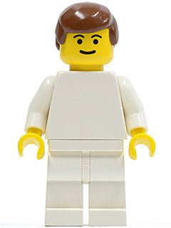 Preowned LEGO® Minifigure – Sports soc079 Soccer Player White Team Player 9