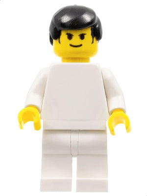 Preowned LEGO® Minifigure – Sports soc080 Soccer Player White Team Player 10