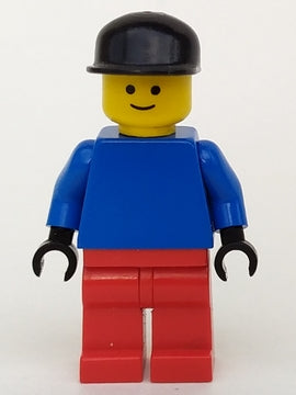 Preowned LEGO® Minifigure – Sports soc097 Soccer Player Womens Team Goalie Black Cap