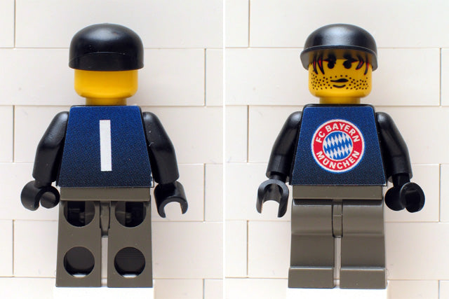 Preowned LEGO® Minifigure – Sports soc111 Soccer Player FC Bayern 1