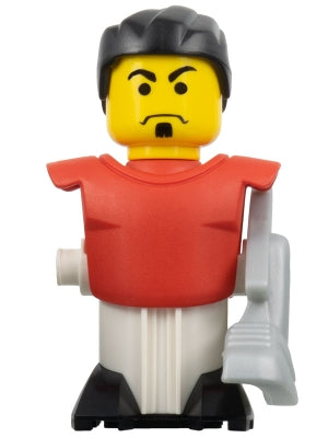 Preowned LEGO® Minifigure – Sports soc152 McDonalds Sports Soccer Player Red/White w/out St