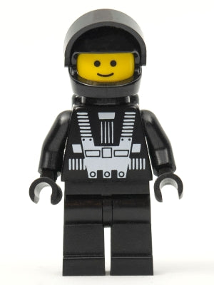 Preowned LEGO® Minifigure – Space sp001NEW2 Blacktron 1 Reissue w/Black Hands