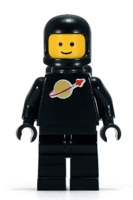 Preowned LEGO® Minifigure – Space sp003 Classic Space Black w/Air Tanks