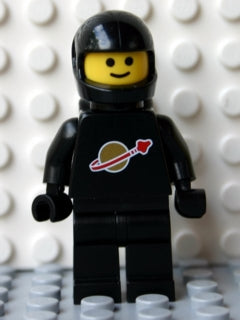Preowned LEGO® Minifigure – Space sp003NEW Classic Space Black w/Air Tanks and Motorcycle H