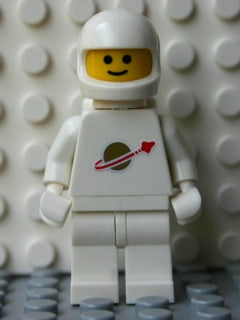 Preowned LEGO® Minifigure – Space sp006NEW Classic Space White w/Air Tanks and Motorcycle H