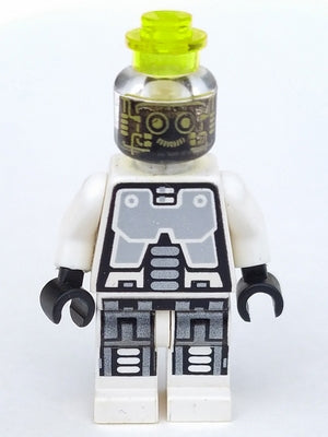 Preowned LEGO® Minifigure – Space sp010a Exploriens Droid Trans-Neon Green Light