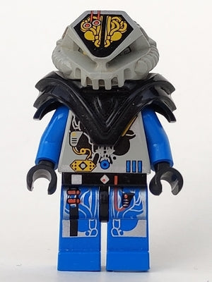 Preowned LEGO® Minifigure – Space sp042 UFO Zotaxian Alien Blue Officer (Commander X)