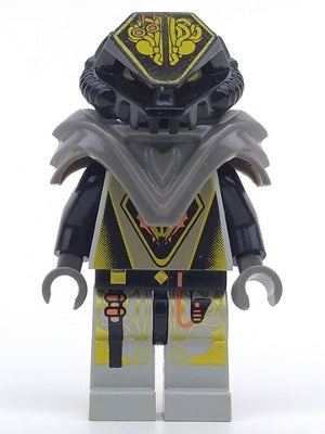 Preowned LEGO® Minifigure – Space sp045 UFO Zotaxian Alien Gray Overlord (Alpha Draconis)