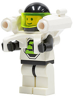 Preowned LEGO® Minifigure – Space sp055 Blacktron 2 w/Jet Pack