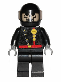 Preowned LEGO® Minifigure – Space sp085sa Space Skull Commander (Torso Sticker)