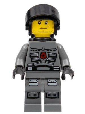 Preowned LEGO® Minifigure – Space sp099 Space Police 3 Officer 5 Air Tanks
