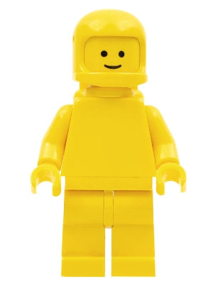 Preowned LEGO® Minifigure – Space sp131 Classic Space Yellow w/Air Tanks Torso Plain