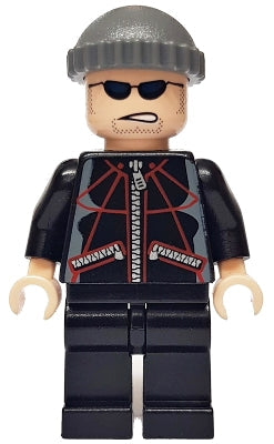 Preowned LEGO® Minifigure – Spider-Man spd019 Jewel Thief 2 Black Jacket Torso Black Legs