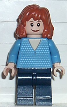 Preowned LEGO® Minifigure – Spider-Man spd020 Mary Jane 4 Medium Blue Sweater