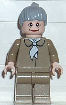Preowned LEGO® Minifigure – Spider-Man spd024 Aunt May Dark Tan Blouse Dark Tan Legs Light