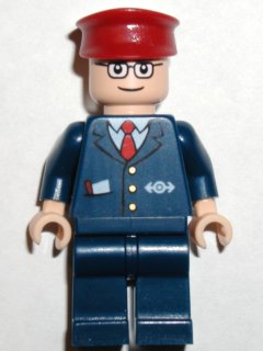 Preowned LEGO® Minifigure – Spider-Man spd030 Subway Train Conductor