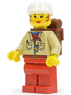 Preowned LEGO® Minifigure – Studios stu012 Pippin Read (Actress) Red Legs White Cap