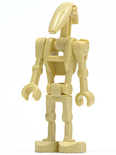 Preowned LEGO® Minifigure – Star Wars sw0001d Battle Droid w/2 Straight Arms
