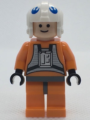 Preowned LEGO® Minifigure – Star Wars sw0012b Dak Ralter Dark Bluish Gray Hips Light Nougat