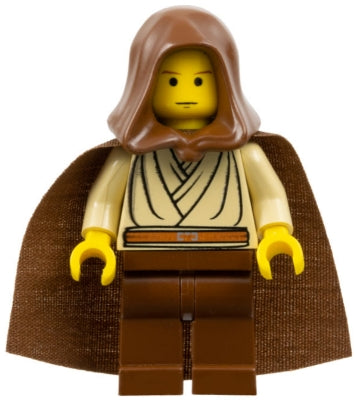 Preowned LEGO® Minifigure – Star Wars sw0024 Obi-Wan Kenobi (Young w/Hood and Cape)