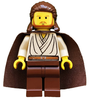 LEGO® Minifigure Star Wars sw0027 Qui-Gon Jinn Yellow Head