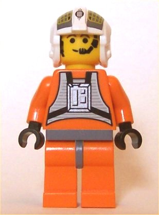Preowned LEGO® Minifigure – Star Wars sw0033a Rebel Pilot Y-wing (Jon Dutch Vander Gold Lea
