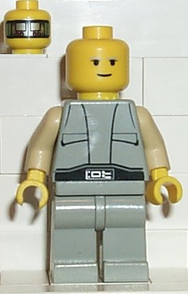 Preowned LEGO® Minifigure – Star Wars sw0049 Lobot (Yellow Head)