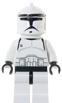 Preowned LEGO® Minifigure – Star Wars sw0058 Clone Trooper Phase 1 Black Head