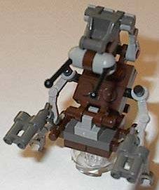 Preowned LEGO® Minifigure – Star Wars sw0063 Droideka (Destroyer Droid) Brown Light Gray an