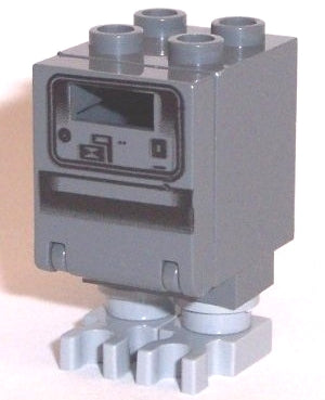 Preowned LEGO® Minifigure – Star Wars sw0073a Gonk Droid (GNK Power Droid) Dark Bluish Gray