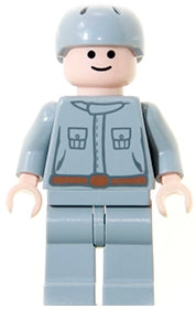 Preowned LEGO® Minifigure – Star Wars sw0082 Rebel Technician Light Bluish Gray Uniform