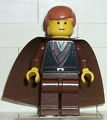 Preowned LEGO® Minifigure – Star Wars sw0099 Anakin Skywalker (Padawan) Yellow Head Cape