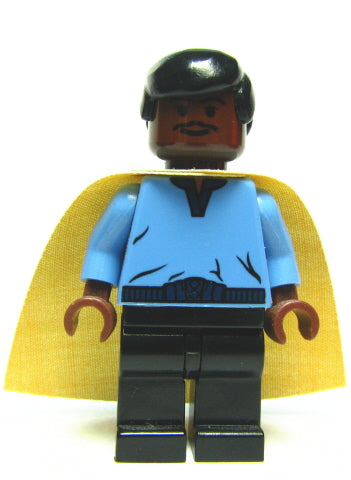 Preowned LEGO® Minifigure – Star Wars sw0105 Lando Calrissian Cloud City Outfit (Smooth Hai