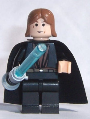 Preowned LEGO® Minifigure – Star Wars sw0121 Anakin Skywalker Trans-Light Blue Light-up Lig