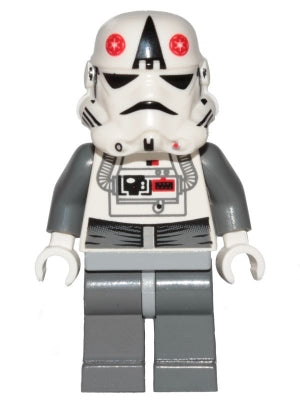 Preowned LEGO® Minifigure – Star Wars sw0177 AT-AT Driver Red Imperial Logo Bluish Grays Bl
