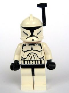 Preowned LEGO® Minifigure – Star Wars sw0200a Clone Trooper (Phase 1) Black Rangefinder Lar