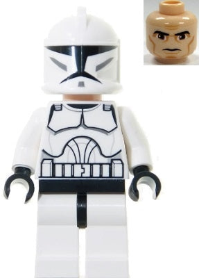Preowned LEGO® Minifigure – Star Wars sw0201 Clone Trooper (Phase 1) Large Eyes