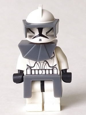 Preowned LEGO® Minifigure – Star Wars sw0203 Clone Trooper (Phase 1) Dark Bluish Gray Visor