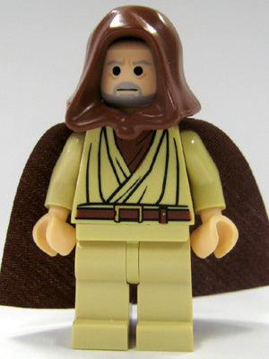 Preowned LEGO® Minifigure – Star Wars sw0206 Obi-Wan Kenobi Old Light Nougat Reddish Brown