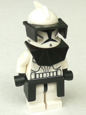 Preowned LEGO® Minifigure – Star Wars sw0223 Clone Trooper (Phase 1) Black Visor Pauldron a