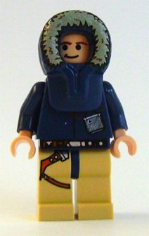 Preowned LEGO® Minifigure – Star Wars sw0253 Han Solo Light Nougat Parka Hood Tan Legs w/Ho