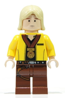 Preowned LEGO® Minifigure – Star Wars sw0257 Luke Skywalker Celebration Yellow Jacket