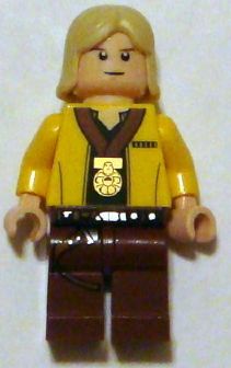 Preowned LEGO® Minifigure – Star Wars sw0257a Luke Skywalker Celebration Yellow Jacket Whit