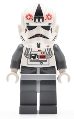 Preowned LEGO® Minifigure – Star Wars sw0262 AT-AT Driver Red Imperial Logo Bluish Grays Bl