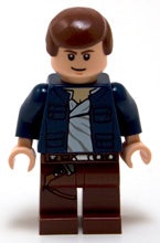 Preowned LEGO® Minifigure – Star Wars sw0290 Han Solo Reddish Brown Legs w/Holster Pattern